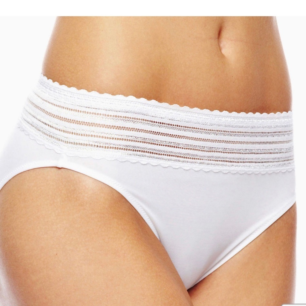 Warner's No Pinching. No Problems High-Cut Lace-Trim Panty